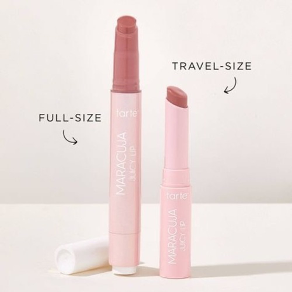 Tarte Maracuja Juicy Lip Balm Rose Travel Size Hydrating Glossy Vegan Balm - Picture 2 of 8